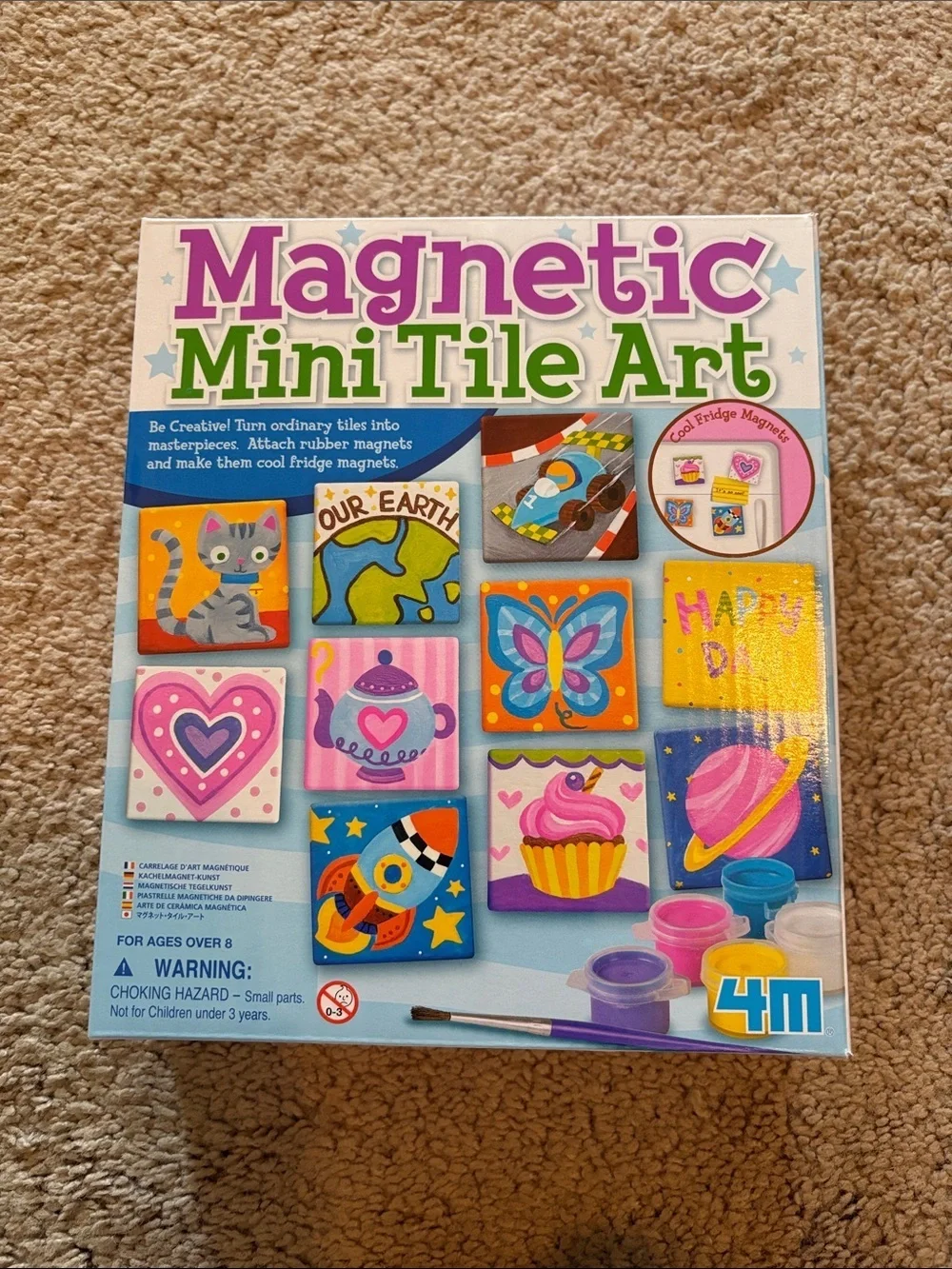 MAGNETIC MINI TILE ART SET AGES 8 AND UP NEW IN BOX RETAILS FOR $30 up